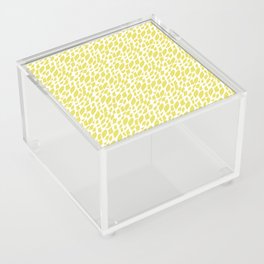 Modern energetic yellow leaves Acrylic Box