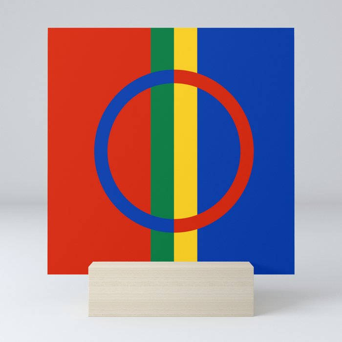 Flag of Sami Mini Art Print
