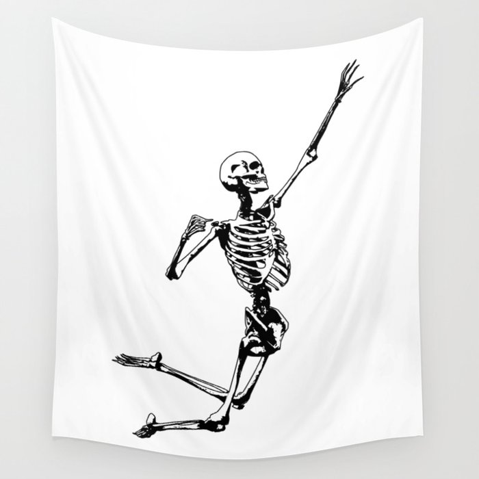 Skeleton tapestry hotsell