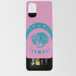 Teal & Pink Possum Android Card Case