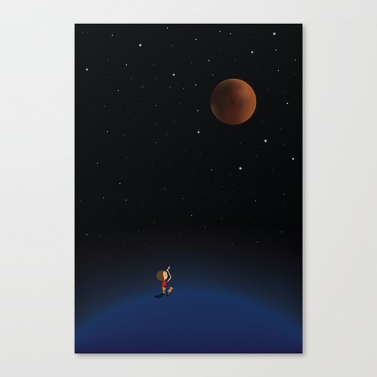 The Red Moon Canvas Print