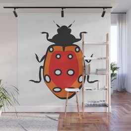 Beetle, Bug Design, Colorful Design Wall Mural