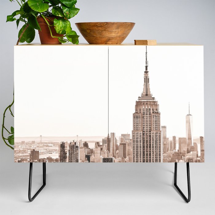 New York City Boho Skyline Credenza