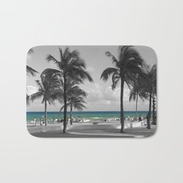 Miami Beach Florida Ocean photography Bath Mat