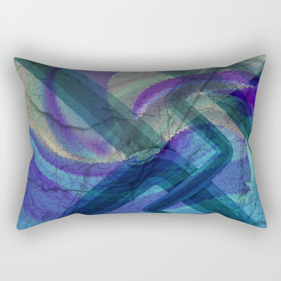 Industrial Landscape Abstract Rectangular Pillow