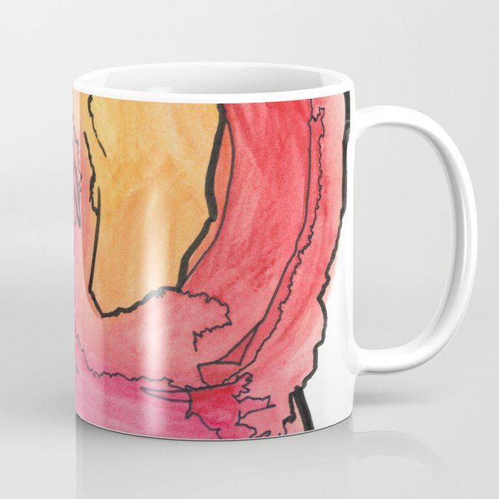 Rebirth Modern Watercolor Painting Coffee Mug By Cailinfineart Society6