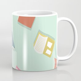 Colorful Books Vector Pattern Mug