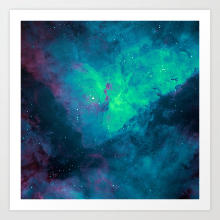 Nebula Oceanic Art Print