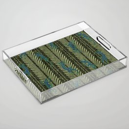 Cheeky Gecko Scamper Up Snakeskin Jungle Acrylic Tray