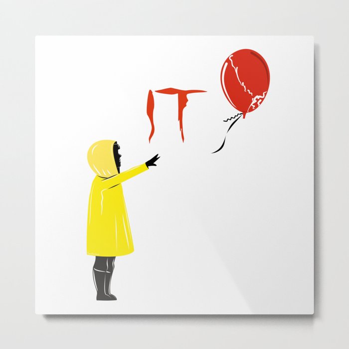 It Clown Pennywise Metal Print By Pendientera Society6 Drawing of 'pennywise (bill skarsgard)', from the movie 'it: it clown pennywise metal print by pendientera