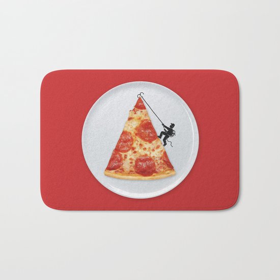 Pizza Topping Bath Mat