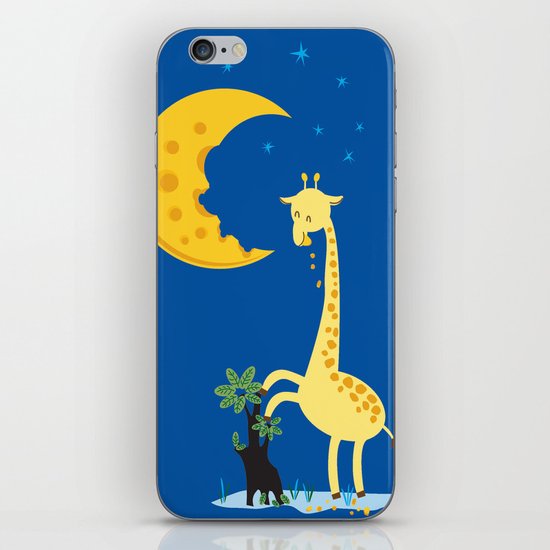 The Delicious Moon Cheese iPhone & iPod Skin