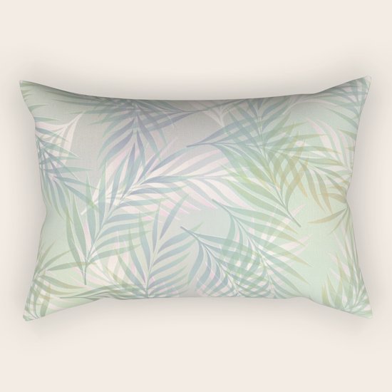 Palm Leaves Rectangular Pillow