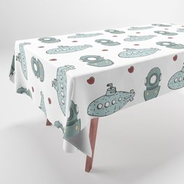 Submarine Diver Tablecloth