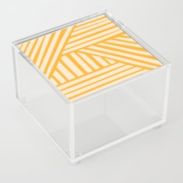 Abstract Shapes 222 in Mustard Yellow shades Acrylic Box