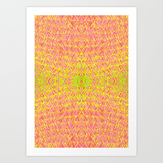 Burning fire Art Print