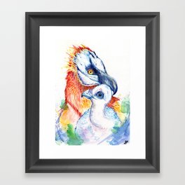 Vivacious Vultures Framed Art Print
