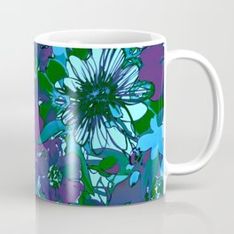 floral melodie in purple Coffee Mug