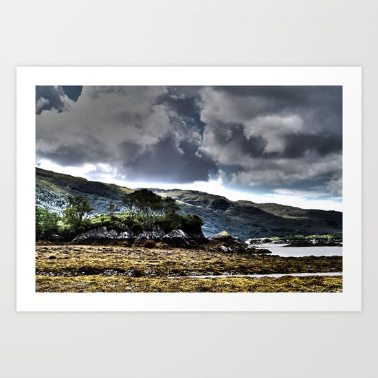 Loch Ailort, Scotland Art Print