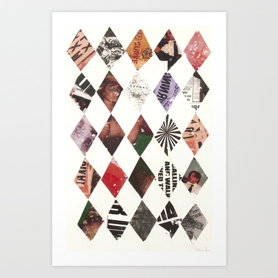 DIAMONDS Art Print