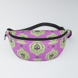 Hex Jar (purple and green) Fanny Pack