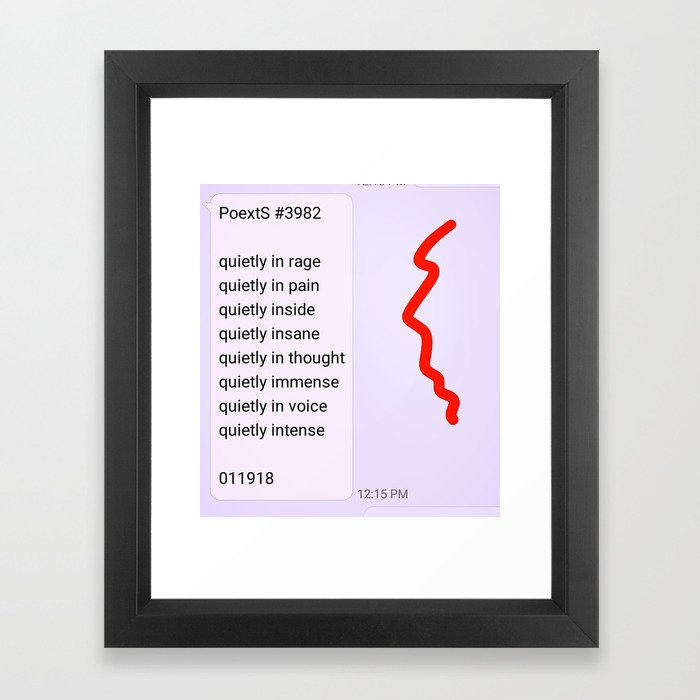 PoextS #3982 Framed Art Print