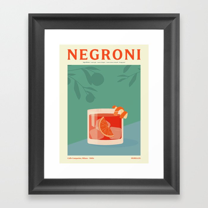 Negroni Framed Art Print