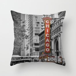 CHICAGO State Street Throw Pillow