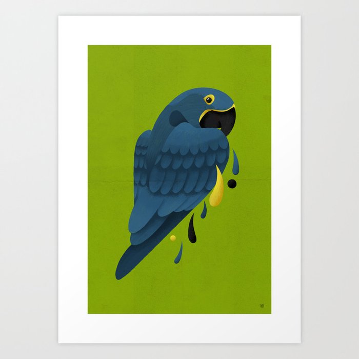 bird motif #47 Art Print