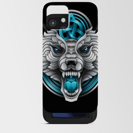 The Electric Acid Wolf iPhone Card Case