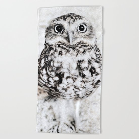 owl Beach Towel