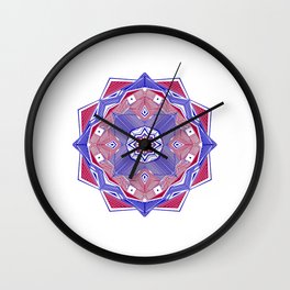 Mandala Color Lines Wall Clock