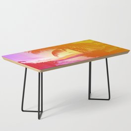 Tropical Dreamsicle Coffee Table