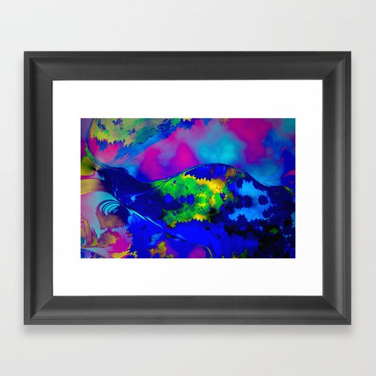 Blue Mountains Framed Art Print