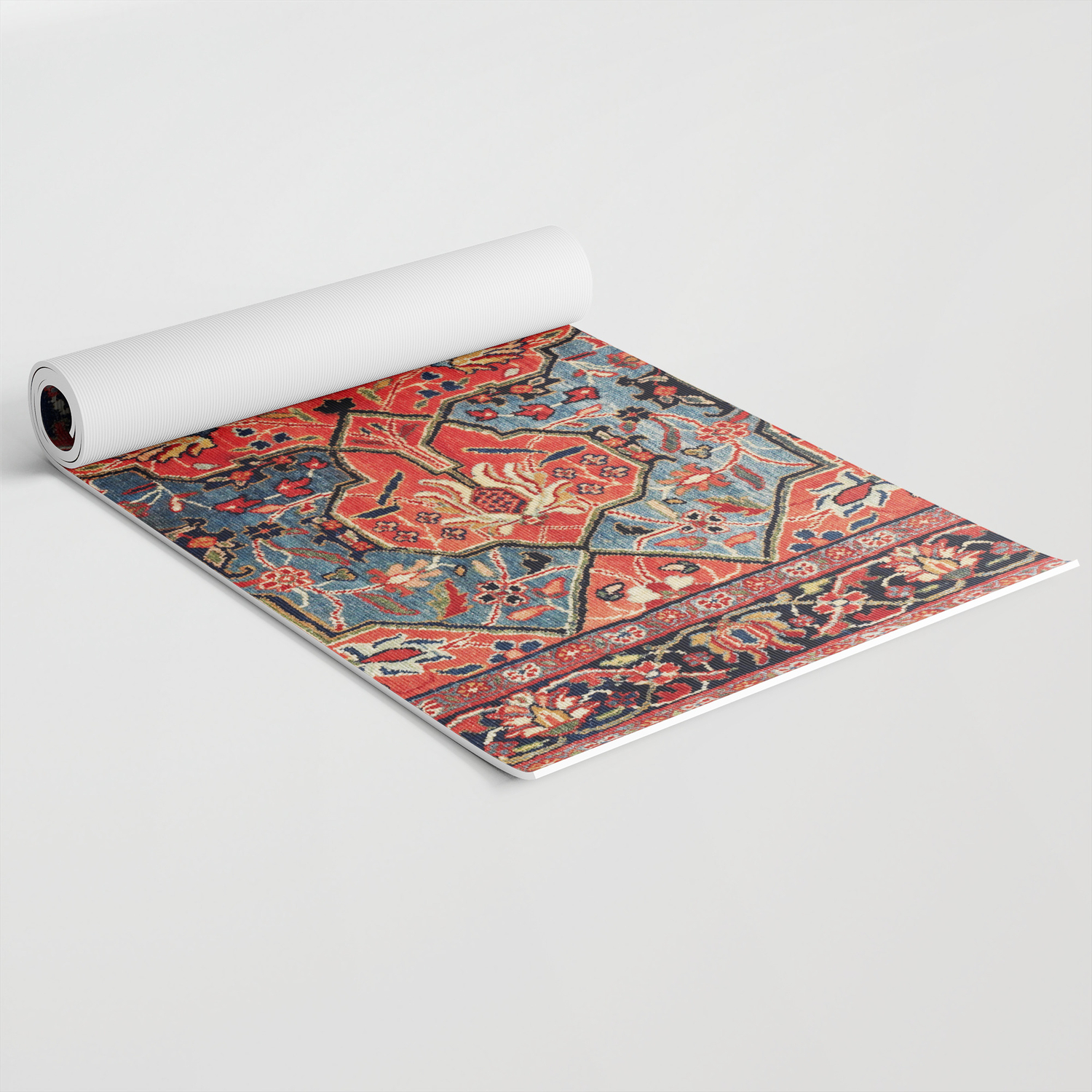 oriental rug yoga mat