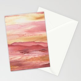 Pink Moment in Ojai II Stationery Cards