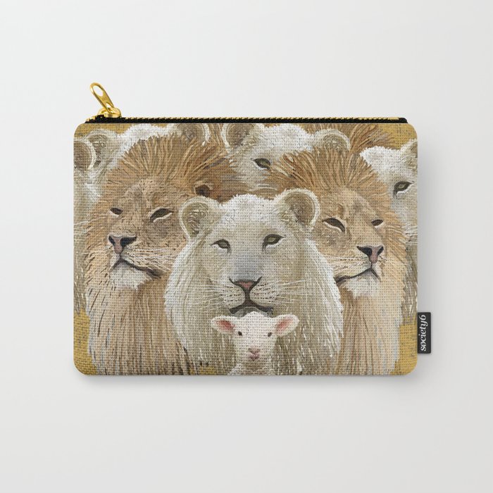 Lions led by a lamb Carry-All Pouch