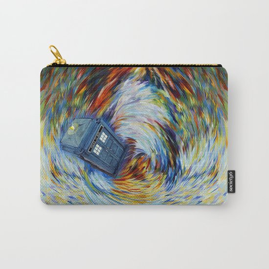 Tardis doctor who jump into time Vortex Carry-All Pouch