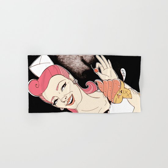The Ice Cream's Nightmare Hand & Bath Towel
