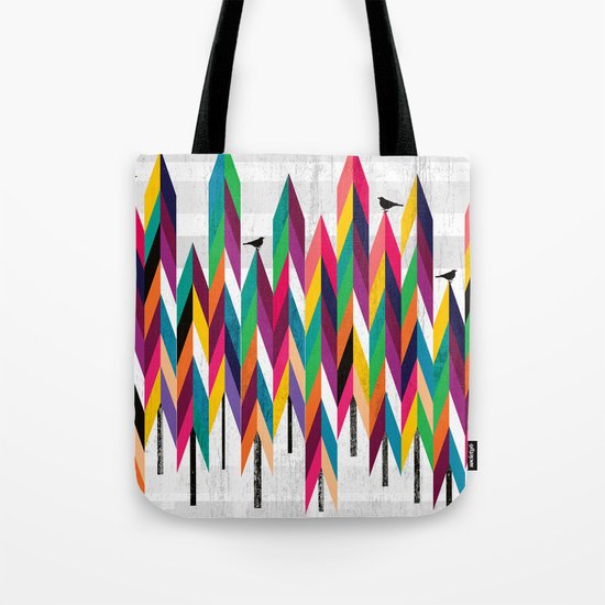 Pine trees Tote Bag