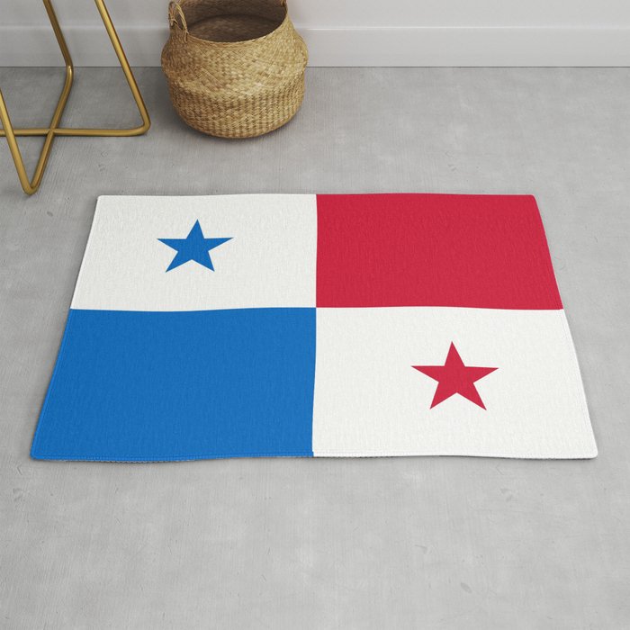 flag of panama-Panama,Panamanian,canal,spanish,San Miguelito,Tocumen,latine,central america,panameno Rug