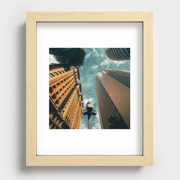 Brazil Photography - Tall Skyscrapers In Down Town Rio De Janeiro Recessed Framed Print