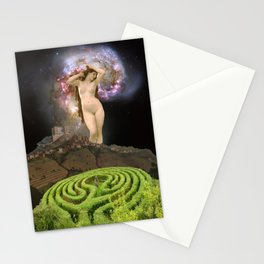 Labyrinth of desire Stationery Cards