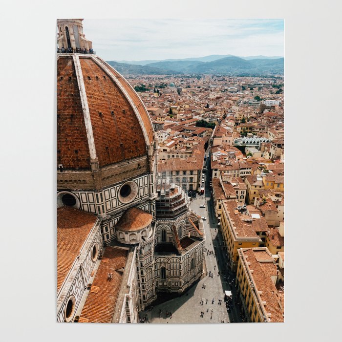 Beautiful Firenze, Basilica di Santa Maria, Duomo || Europe, City Photography, Travel, Art Print Poster