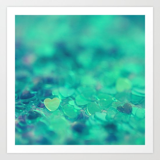 Sea of Hearts Art Print