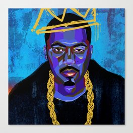 Rap Homage: Nasty Nas Canvas Print