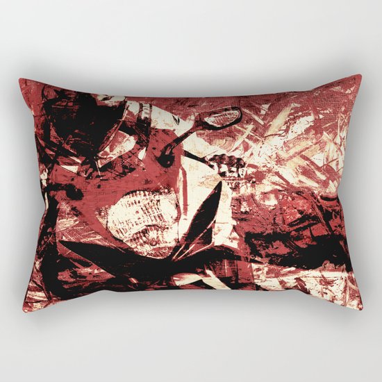 Piloting in Hell Rectangular Pillow