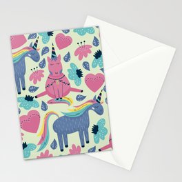 Unicorn pattern Stationery Card