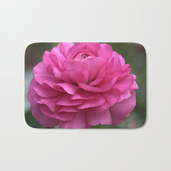 Ranunculus Pink Bath Mat