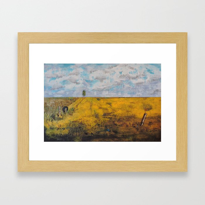 South Dakota Fields Framed Art Print